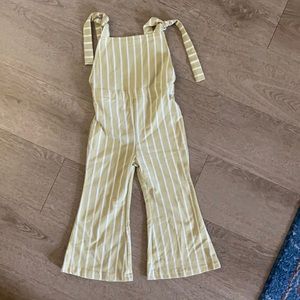 Little girls overalls bell bottom